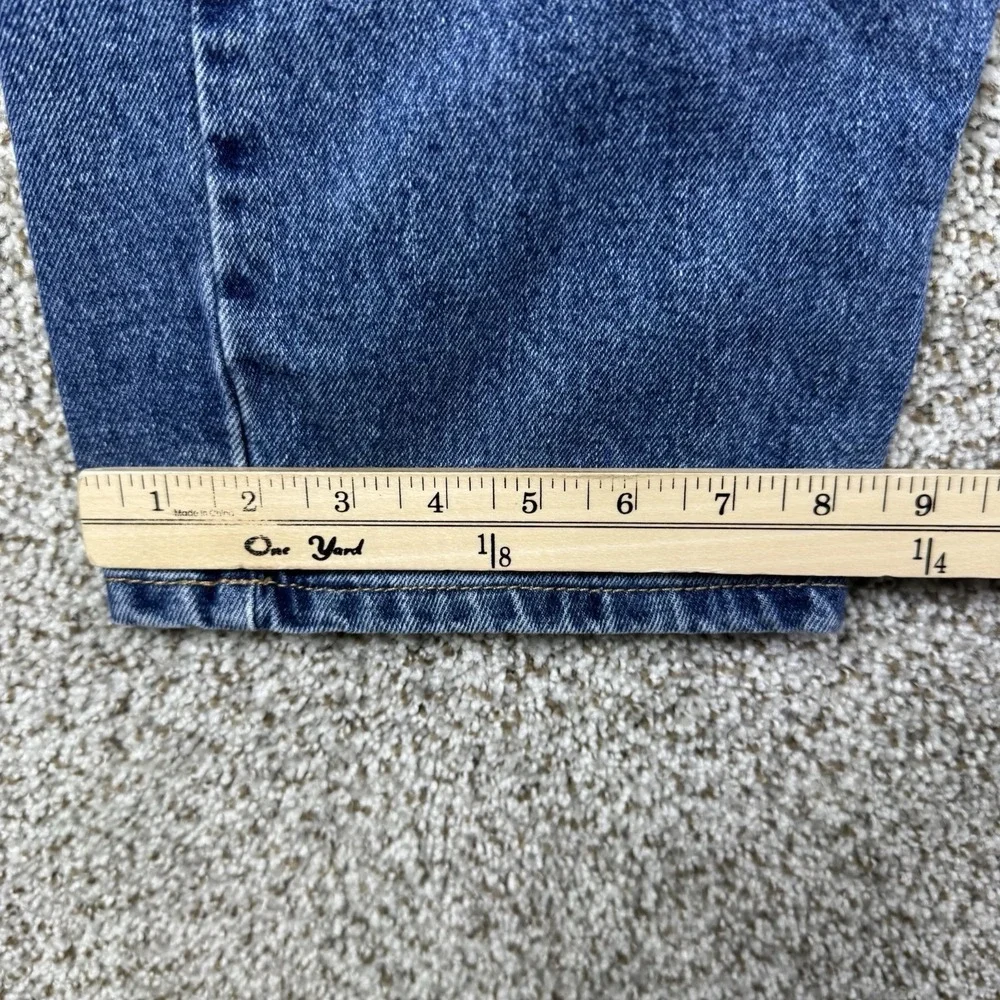 Levi's Jeans Men's 38x30 Blue Denim Pants Medium Wash 505 Straight 100% Cotton